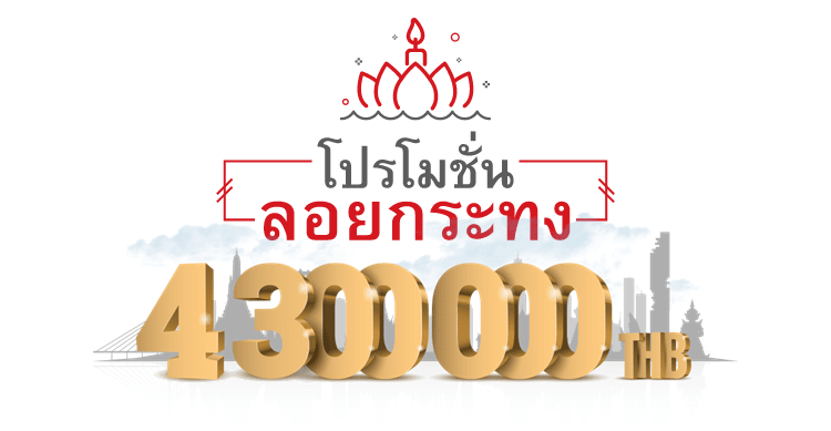 โปรโมชั่น ลอยกระทง 2020 - XM Global - จับแจกรางวัล 4,300,000 บาท